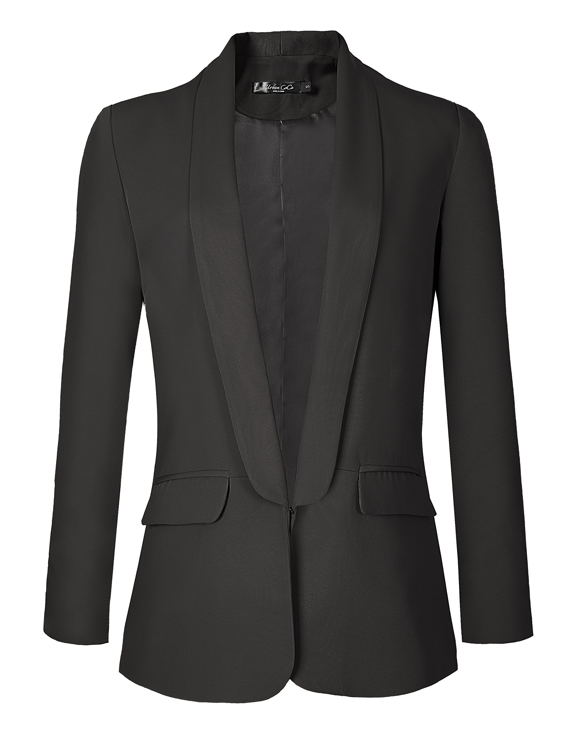 Urban CoCo Women's Professional Office Blazer Jacket for Work Open Front
| Urban CoCo Women's Office Blazer Jacket Open